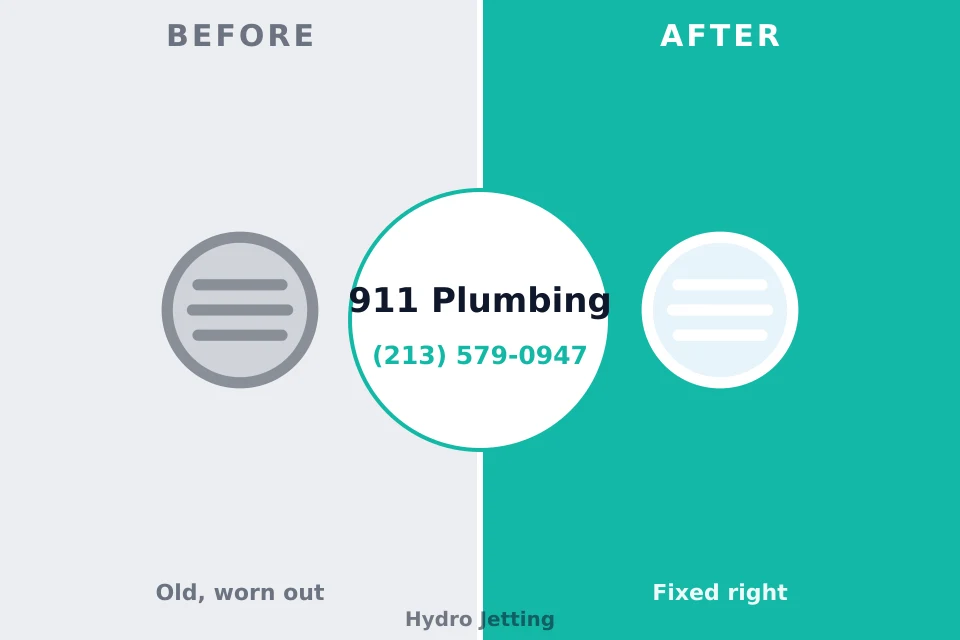Before and after: plumbing repair Morrison, IL